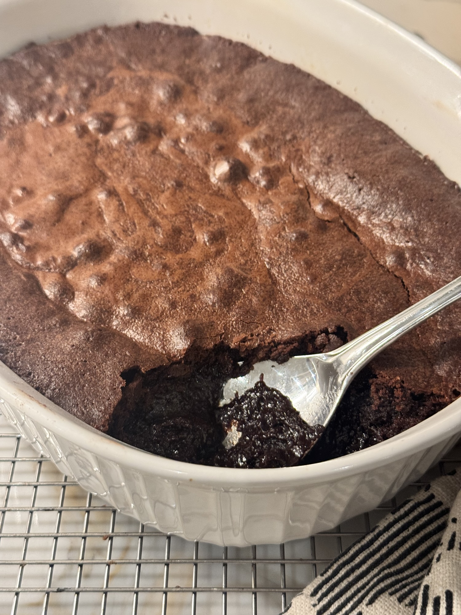 Ina’s Brownie Pudding