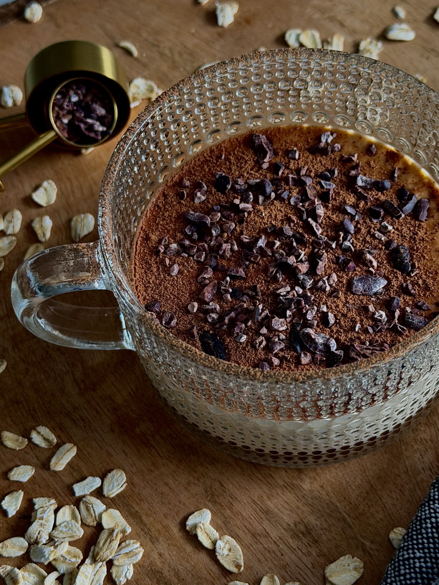 Blended Tiramisu Overnight Oats